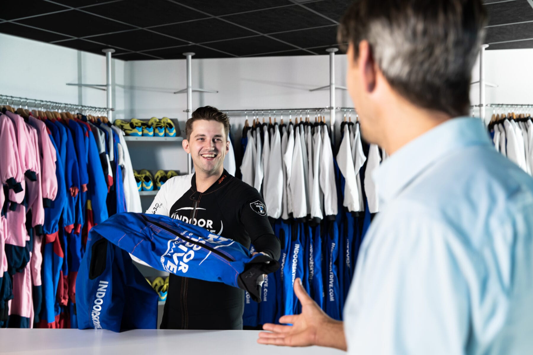 indoor skydive instructie