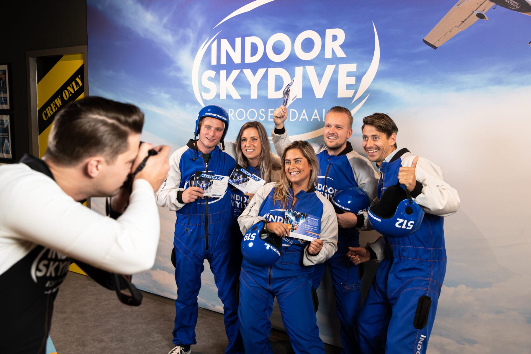 indoor skydive groep